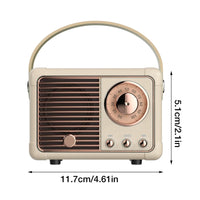 Thumbnail for Bluetooth Compact Retro Speakers with Radio