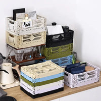 Thumbnail for 5L folding storage basket collapsible