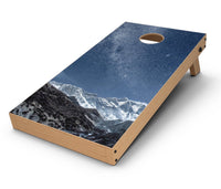 Thumbnail for CornHole Board Skin Decal Kit--Starry Mountaintop