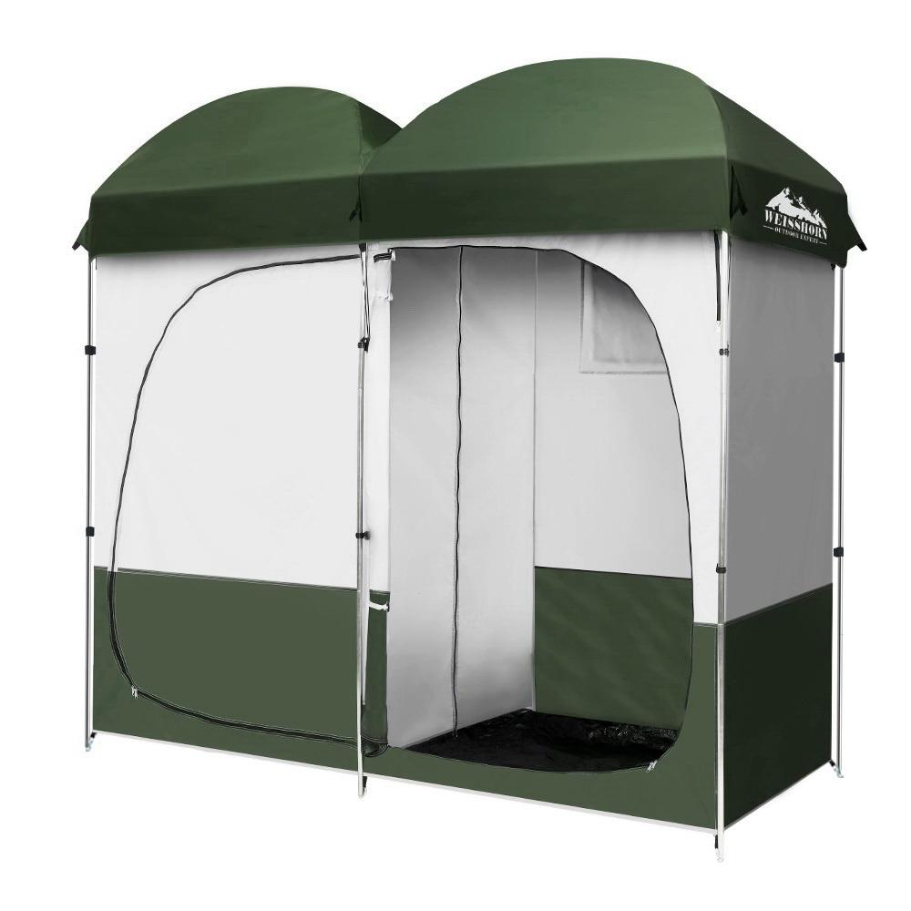 Weisshorn Double Shower/Changing Room/Toilet Tent