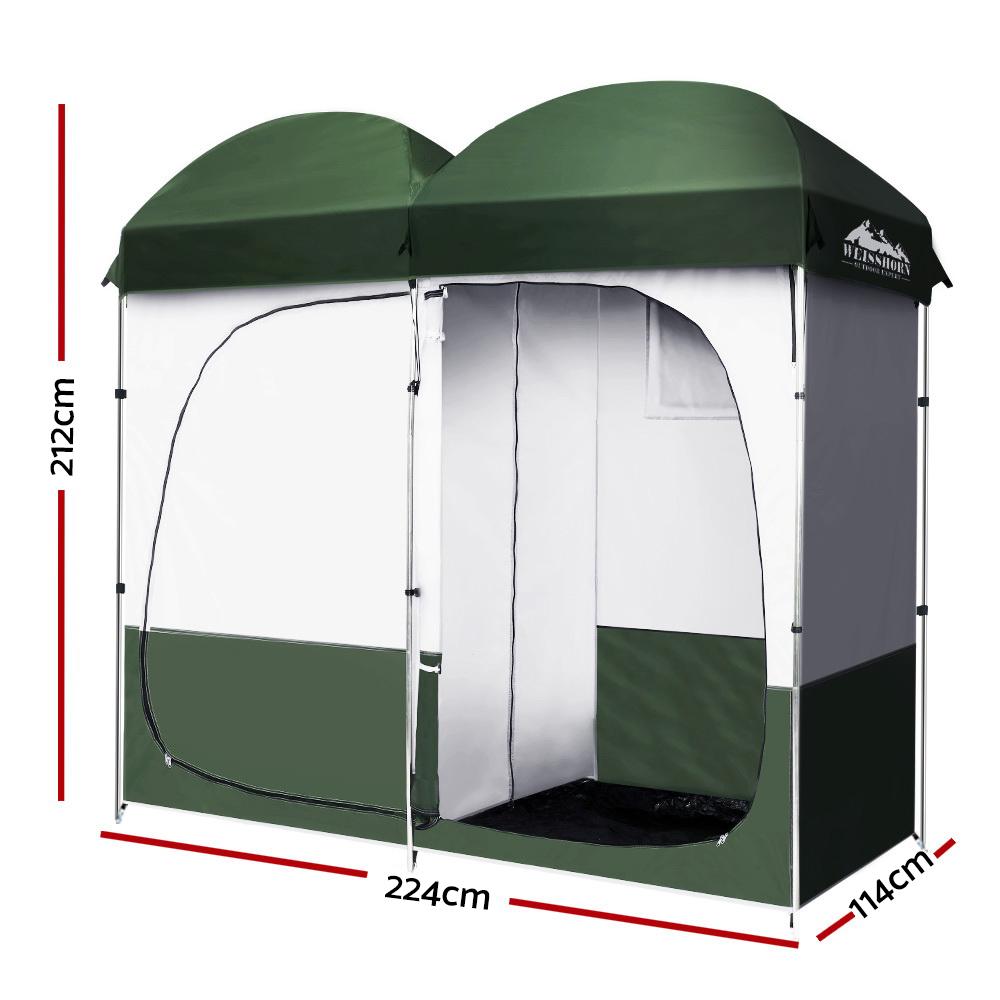 Weisshorn Double Shower/Changing Room/Toilet Tent