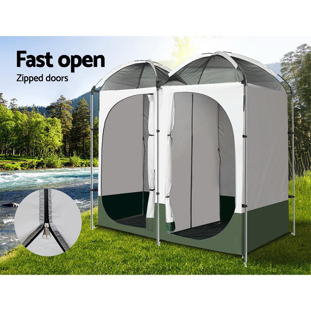 Weisshorn Double Shower/Changing Room/Toilet Tent