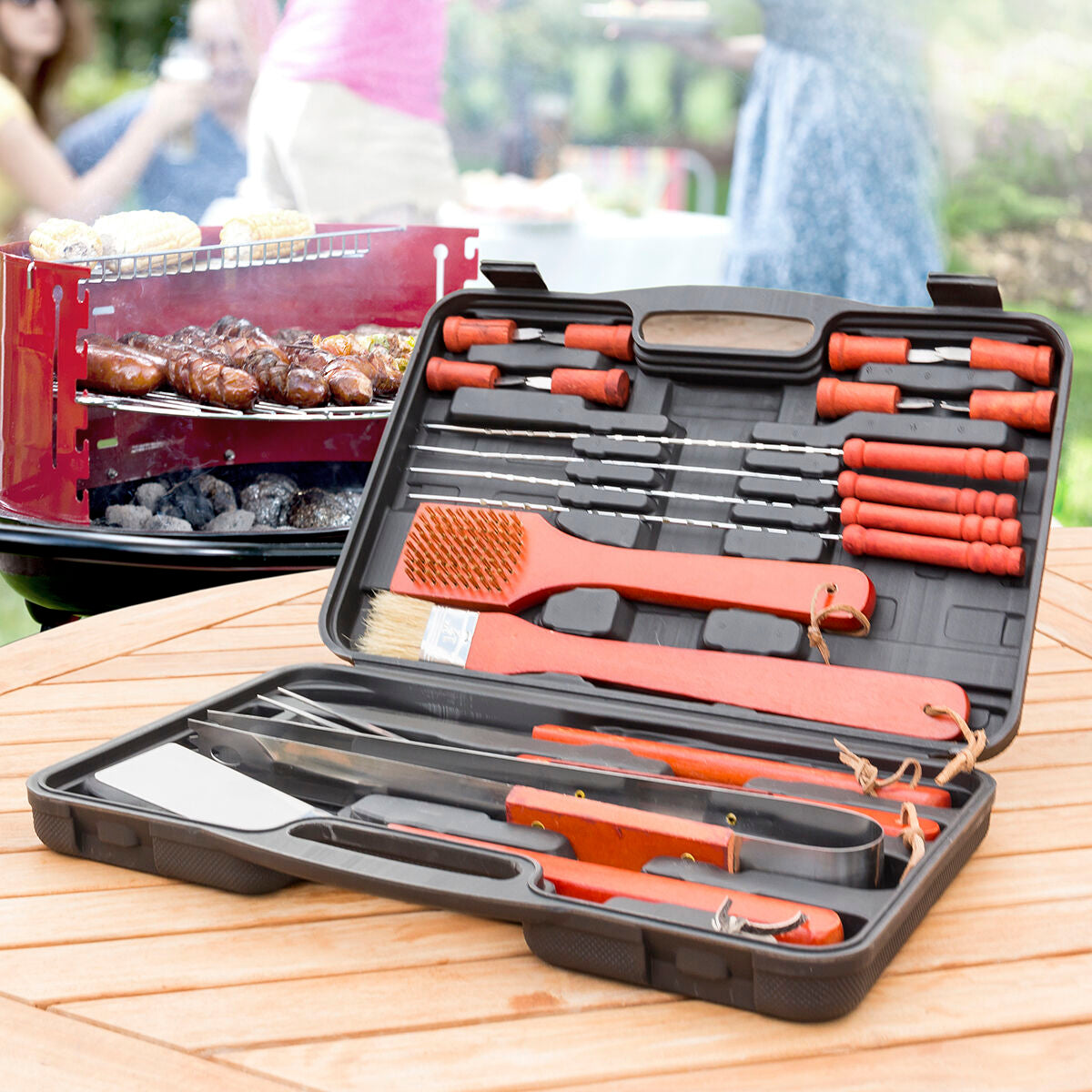 Barbecue Case -- 18 Pieces