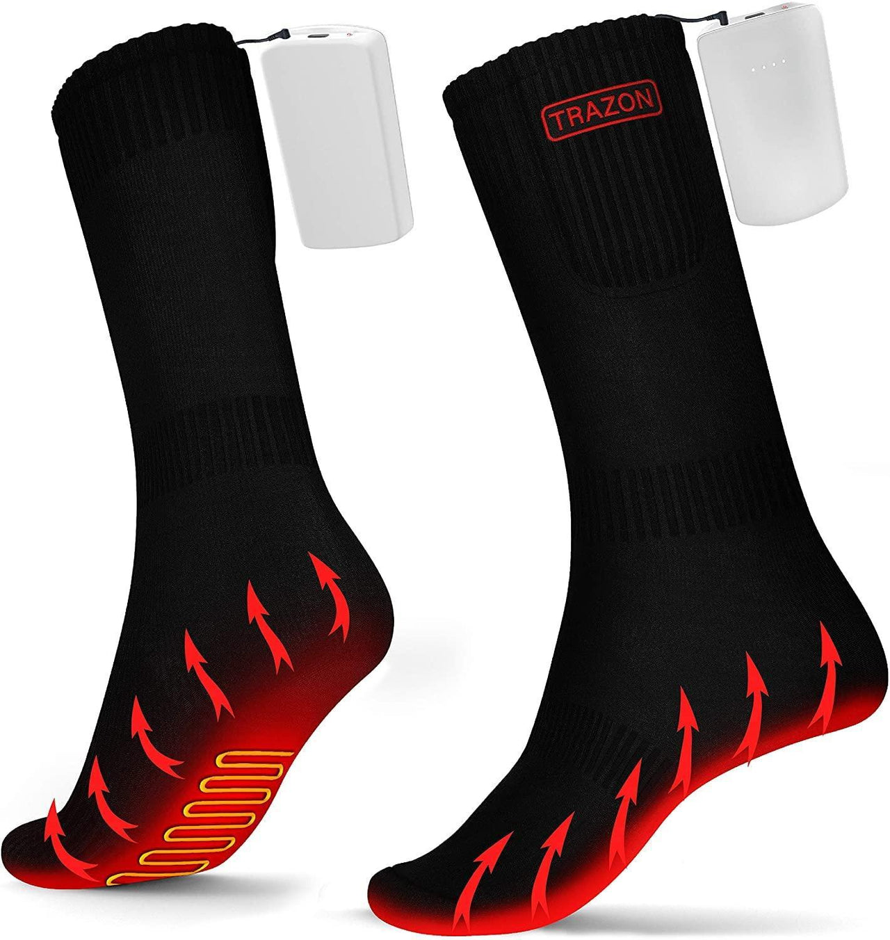 Heated Socks for Men and Women Rechargeable Battery-Thermal