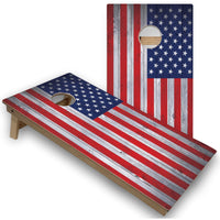 Thumbnail for American Flag Cornhole Set