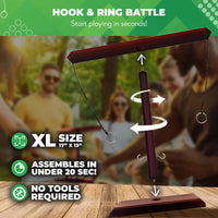 Thumbnail for Battle Hooks - 2 Player Hook & Ring Game