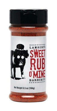 Thumbnail for Lamberts SS02000-6 6.5 oz Sweet Rub O Mine BBQ Rub