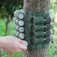 Thumbnail for Portable Camping Spice Jar Set Holder--Waterproof Waxed Canvas Pouch