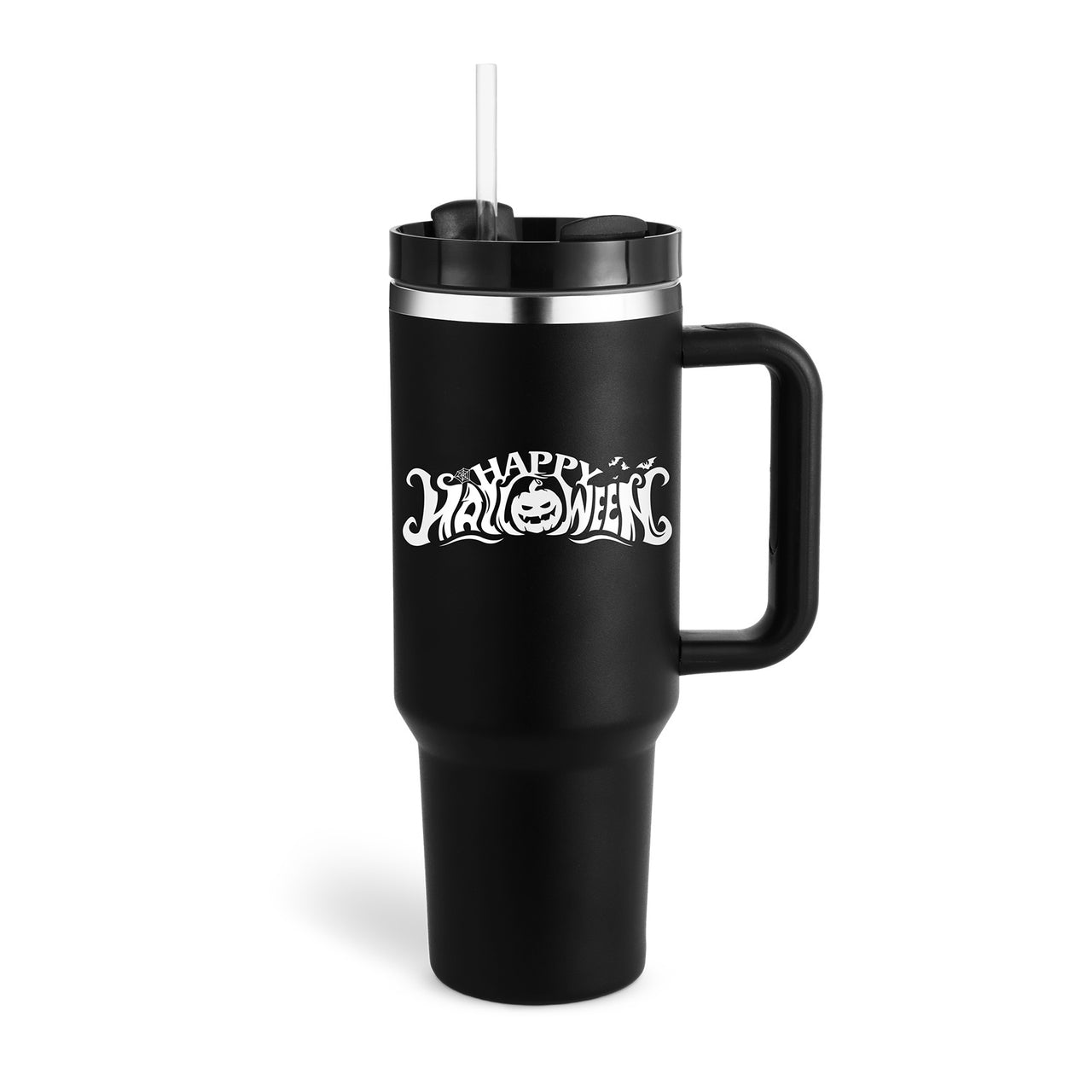 Ochapa 40 Oz Tumbler With Handle, Straw, Insulated, Stainless Steel Spill Proof Mug