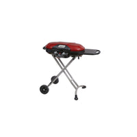 Thumbnail for Coleman RoadTrip® X-Cursion 2 Burner Propane Gas Portable Grill | Red | 20,000 BTUs | 2 Independently Adjustable Burners | Easy Cleaning