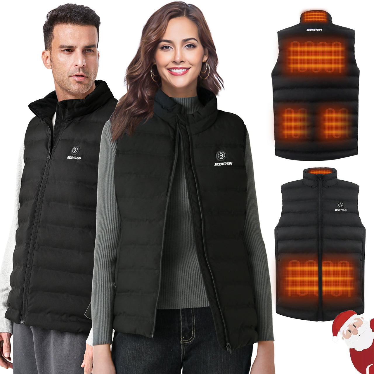 Heated Vest with Battery Pack-Lightweight, Washable