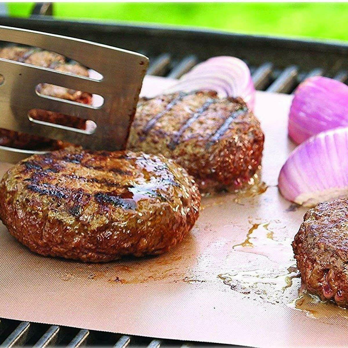 5pc Copper Grill Mats-Non Stick