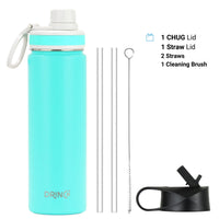 Thumbnail for DRINCO® 22oz Stainless Steel Sport Water Bottle - Teal