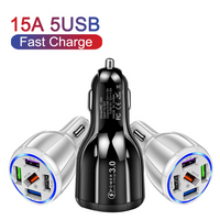 Thumbnail for 15W Quick Charge 5USB QC3.0 Car Charger