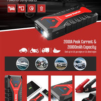 Thumbnail for 2000A 20800mAh Portable Car Jump Starter Auto Battery Booster Pack