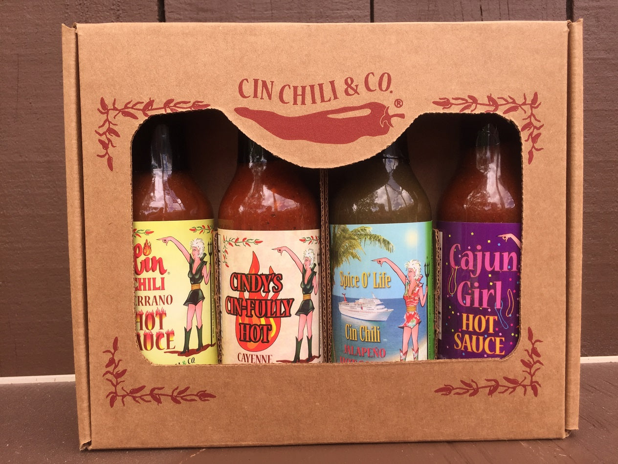 Hot Sauce Gift Box 4 Pack - Mild