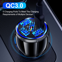 Thumbnail for 15W Quick Charge 5USB QC3.0 Car Charger