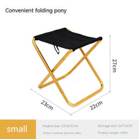 Thumbnail for Portable Aluminum Alloy Folding Stool