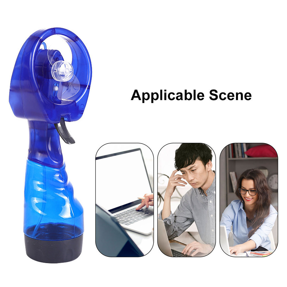 Mini Handheld Spray Fan Portable Water Spray Mist Fan