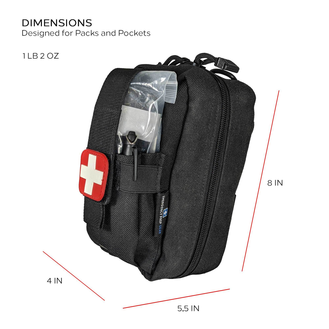 Field First Aid Kit (IFAK) | 44 Piece | Compact Personal First Aid Kit |