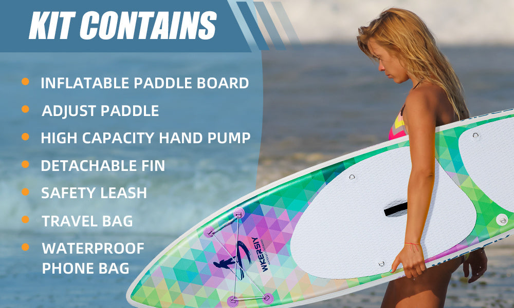 Inflatable Paddle Board 10'6" - Complete SUP Package