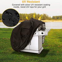 Thumbnail for 57-inch BBQ Grill Cover Weather Resistant Outdoor Barbeque Grill Covers UV Resistant