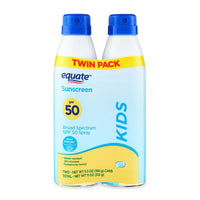 Thumbnail for Equate Kids Sunscreen Spray, SPF 50, 11 oz, 2 Count