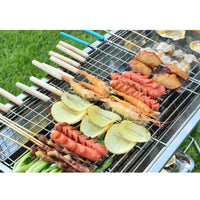 Thumbnail for Foldable Stainless Steel Charcoal Barbecue Grill