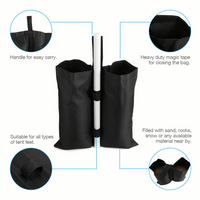 Thumbnail for 4pcs Waterproof Weights Sand Bag, Leg Weights For  Sun Shelter, Canopy, Tent.