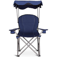 Thumbnail for Folding Beach Canopy Chair with Cup Holders