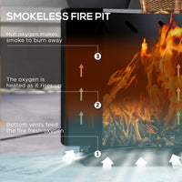 Thumbnail for Outsunny Smokeless Fire Pit, 19