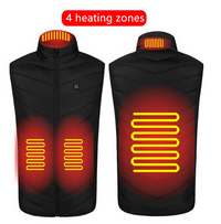 Thumbnail for Heated Vest Washable Usb Charging Electric