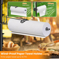 Thumbnail for Griddle Caddy With Paper Towel Holder, Hook Baskets, Accessories