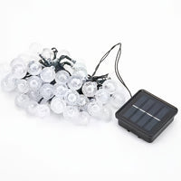 Thumbnail for Big Bulb Solar Bubble Light String; 1inch Waterproof Solar Outdoor Light Strip