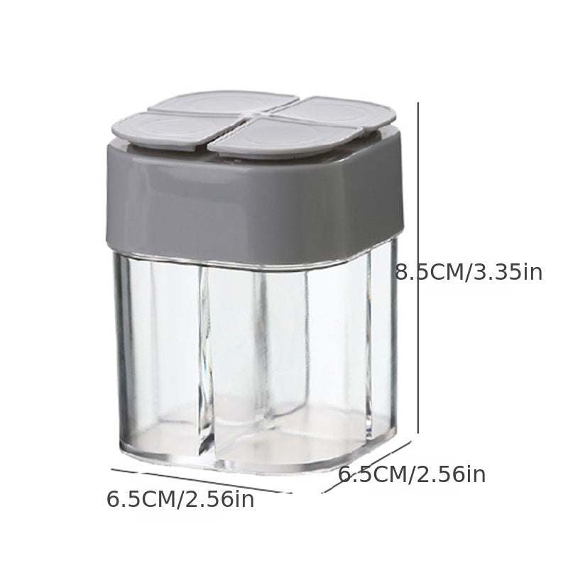 Four-in-one Sauce Sub-bottling; Creative Transparent Seasoning Box