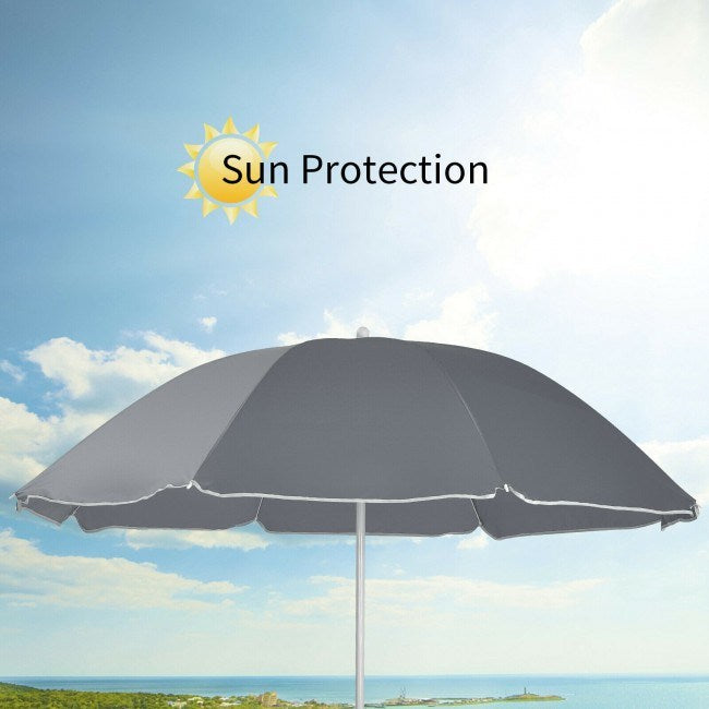 Portable Folding Picnic Double Chair With Umbrella