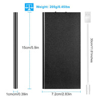 Thumbnail for 20000mAh Power Bank Ultra-thin External Battery Pack Phone Charger