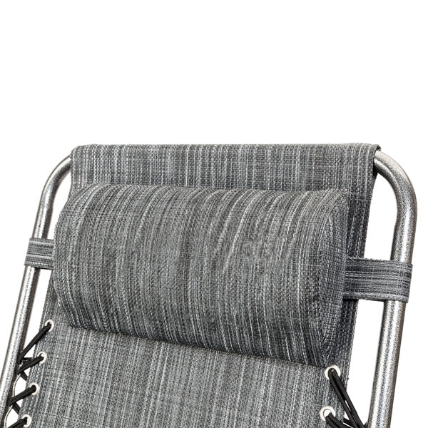 Infinity Zero Gravity Chair 2 Pack, Outdoor Lounge Patio Chairs with Pillow and Utility Tray