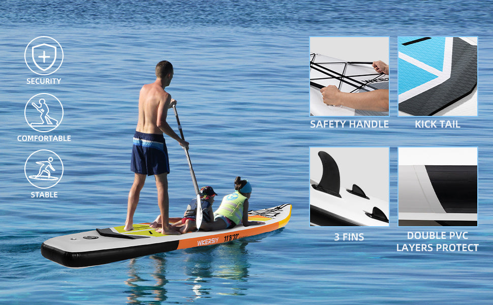 Inflatable Paddle Board 11'6" Touring SUP