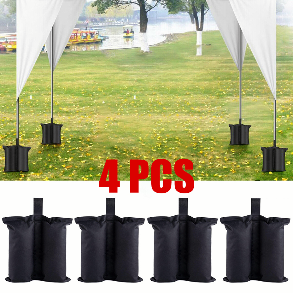 4pcs Waterproof Weights Sand Bag, Leg Weights For  Sun Shelter, Canopy, Tent.