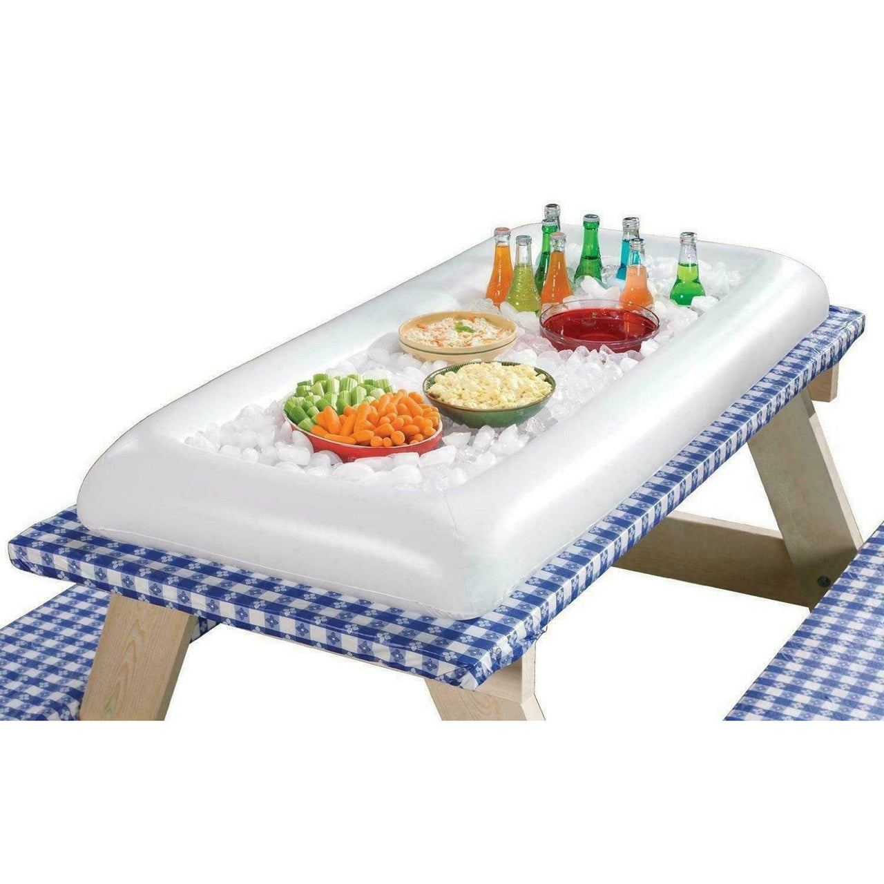 Pool Float, Inflatable Food/Beverage Serving Raft