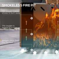 Thumbnail for Outsunny Smokeless Fire Pit, 19