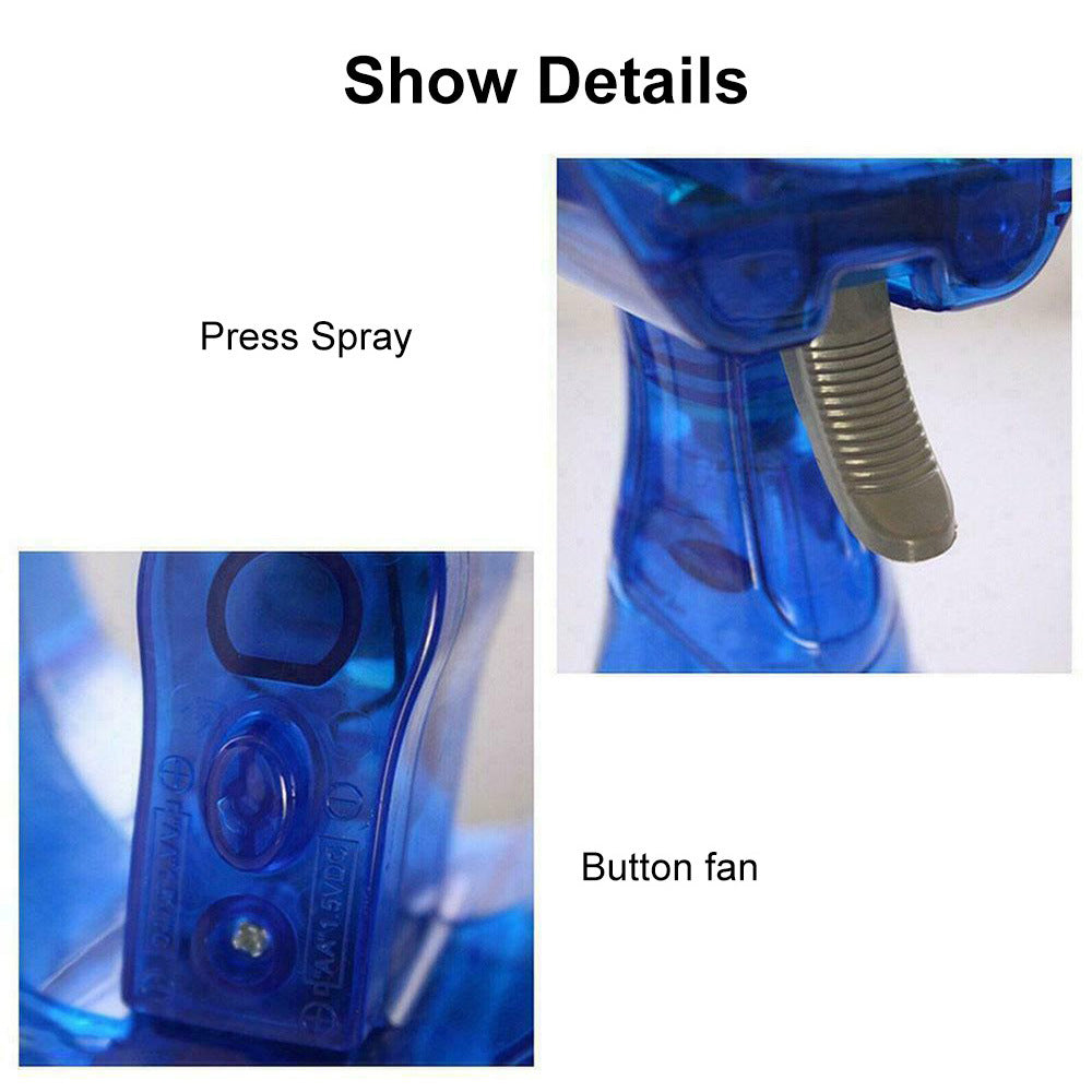 Mini Handheld Spray Fan Portable Water Spray Mist Fan