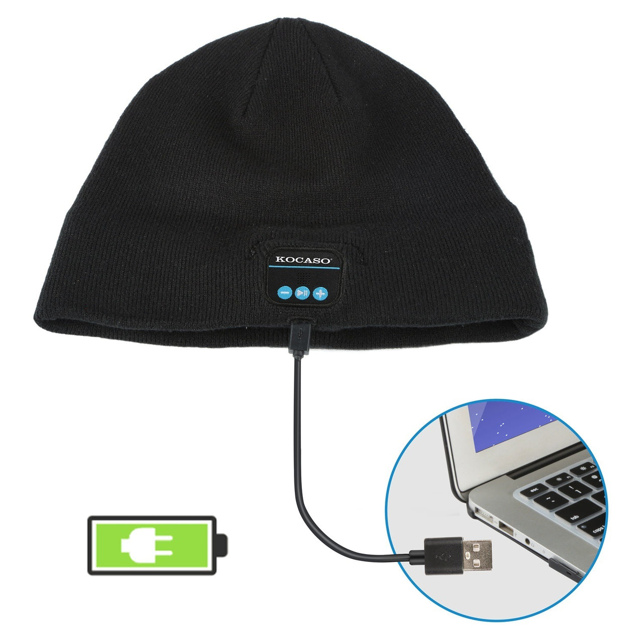 Soft Wireless Beanie Headphone Hat