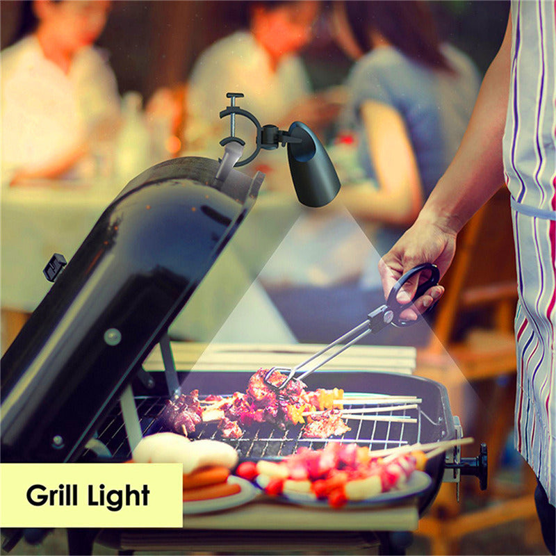 Portable BBQ Grill Lights, LED Smart Touch Lighting, Heat Resistant, Waterproof.