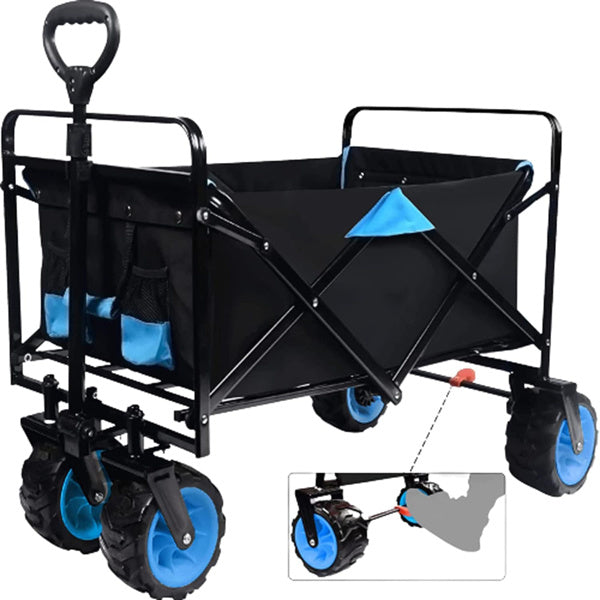 Collapsible Heavy Duty Folding Beach Cart