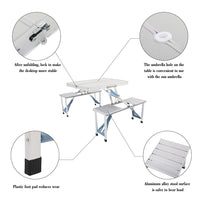 Thumbnail for One Piece Folding Table and Chair Aluminum Alloy--YS