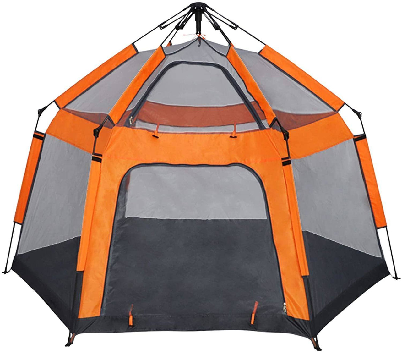 3-4 Person Camping Instant Pop-up Tent, Sun Shelter Waterproof Double Layer 4 Seasons Lightweight Tent