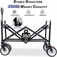 Thumbnail for Collapsible Heavy Duty Folding Beach Cart