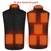 Thumbnail for Heated Vest Washable Usb Charging Electric